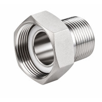 Rozsdamentes menetes hollandi 3/8" x 1/2" AISI 316Ti Rozsdamentes menetes hollandi 3/8" x 1/2" AISI 316Ti