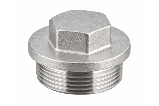 NEREZ Zátka s obrubou - DIN 910 - 1/2" AISI316