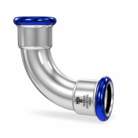 TAVINOX Oblúk 90° FF 15mm AISI 316L PN16 TAVINOX Oblúk 90° FF 15mm AISI 316L PN16
