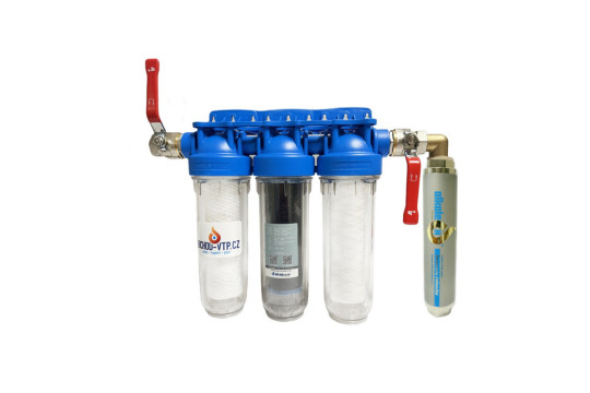 IPS ALKALEX™ Home - G 1" s třífázovou předfiltrací (ATLAS KIT), Změkčovač vody