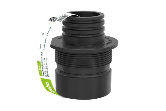 Geboflex - kombinovaný adaptér (64 / 58mm na 50 / 40mm), do 0,5 bar, TPE
