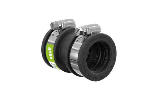 Geboflex - přechodový adaptér 1, (30-35mm) do 0,6 bar, EPDM / V2A