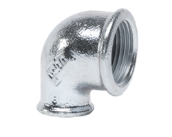Pozink koleno redukované 90° FF 1" x 3/4"