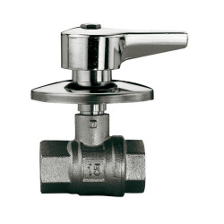 Kulový kohout 3/4" POD OMÍTKU, chrom, PN16