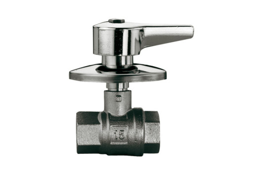 Kulový kohout 3/4" POD OMÍTKU, chrom, PN16