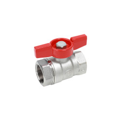 GIACOMINI R251D kulový kohout FF3/4" závitový, motýl, voda, mosaz/chrom