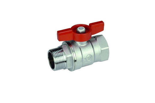 GIACOMINI R254D kulový kohout FM1" závitový, motýl, voda, mosaz/chrom