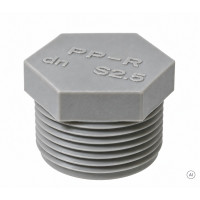 PPR Montážní zátka 1/2" - krátká PPR Montážní zátka 1/2" - krátká