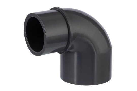 PVC koleno redukované 90° 63x50mm PN16
