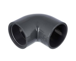 PVC koleno 90° s vnitřním závitem 50mm x 6/4" 
