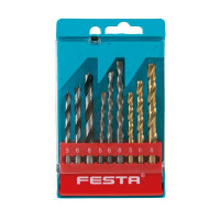 FESTA vegyes fúrószár készlet fémhez, fához és falhoz, 9 részes (5, 6, 8 mm) FESTA vegyes fúrószár készlet fémhez, fához és falhoz, 9 részes (5, 6, 8 mm)