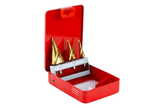 FESTA TiN lépcsős fúró készlet, 3 részes (4-32 mm)
