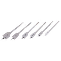 WESTBERG lapos fafúró készlet, 6 részes (10-25 mm) WESTBERG lapos fafúró készlet, 6 részes (10-25 mm)