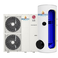 Tepelné čerpadlo LG ThermaV, 12 kW + TUV 200l Monoblok R32 s montáží na klíč Tepelné čerpadlo LG ThermaV, 12 kW + TUV 200l Monoblok R32 s montáží na klíč