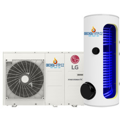 Tepelné čerpadlo LG ThermaV, 5 kW + TUV 200l Monoblok R32 s montáží na klíč