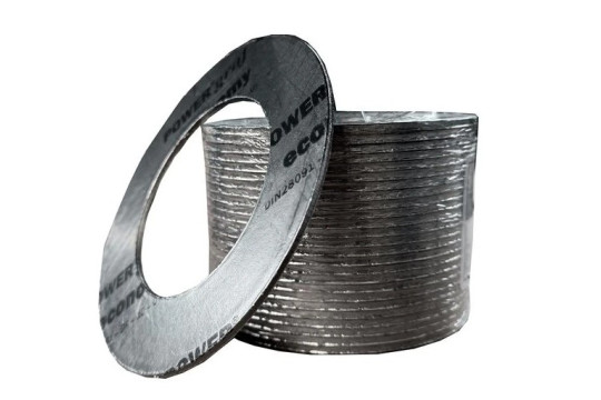 Těsnění příruby PN 10-40, grafit+nerez DN15, 51 x 22 mm