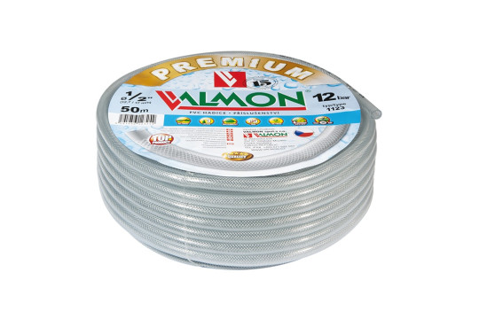 Valmon Hadice PVC průmyslová 1123, bílá/průhledná 3/4" (svitek 50 m)
