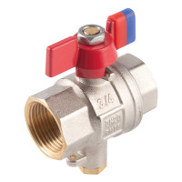 Kulový plnoprůtočný kohout s připoj na čidla motýlek MM 3/4" Kulový plnoprůtočný kohout s připoj na čidla motýlek MM 3/4"