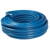 PEXc-AL-PEXc předizolovaná trubka 16x2,0mm, vícevrstvá s 10mm izolací, modrá PEXc-AL-PEXc předizolovaná trubka 16x2,0mm, vícevrstvá s 10mm izolací, modrá