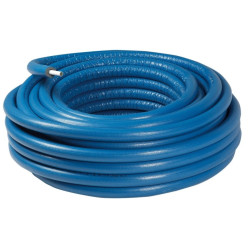 PEXc-AL-PEXc předizolovaná trubka 32x3,0mm, vícevrstvá s 10mm izolací, modrá