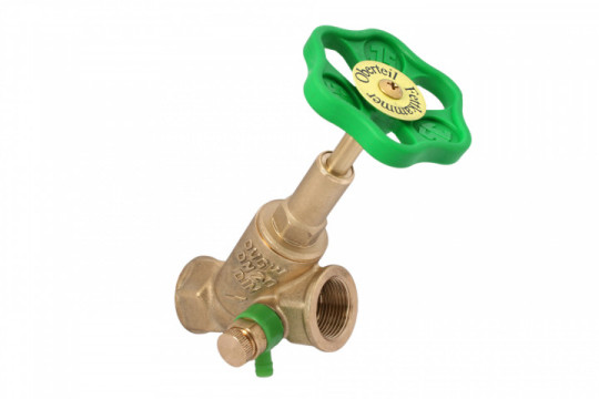 Schlösser ventil šikmý typ 1510 - DN 20 - 3/4" - s vypouštěním