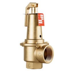 DUCO ventil pojistný 2“×2 1/2“, 3bar, 1322kW, membránový, závitový, topení, mosaz