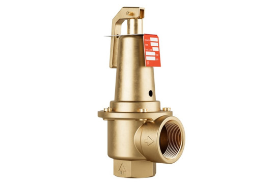 DUCO ventil pojistný 6/4“×2“, 1bar, 505kW, membránový, závitový, topení, mosaz