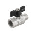 Kulový ventil BLACK 1" MF Motýl PN40 185°C PLNOPRŮTOK