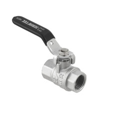 Kulový ventil BLACK 1" FF páka PN40 185°C PLNOPRŮTOK