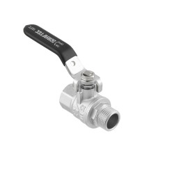 Kulový ventil BLACK 3/4" MF páka PN40 185°C PLNOPRŮTOK