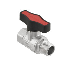 Kulový ventil GOLD 3/4" MF Motýl PN50 PLNOPRŮTOK