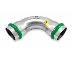 INOXPRESS GAS Obluk I/I 90° 28mm