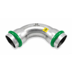 INOXPRESS GAS Obluk I/I 90° 15mm