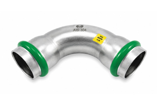 INOXPRESS GAS Obluk I/I 90° 15mm