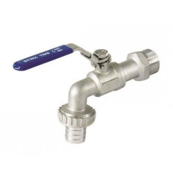 NEREZ Zahradní kulový kohout 3/4" PN16 AISI 316, uzamykatelná páka