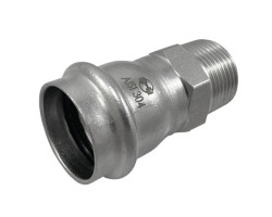 INOXPRESS Přechod vnější závit 15 mm x 1/2" 