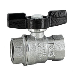 AUREA Kulový kohout FF Motýl 5/4", PN35, Tmax 140°C