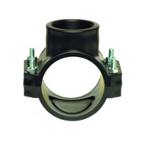 PE Navrtávací třmen 160 mm x 3/4" PN10 - Polyetylen PE Navrtávací třmen 160 mm x 3/4" PN10 - Polyetylen