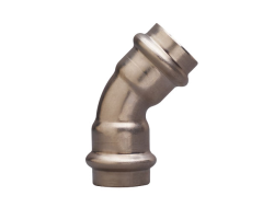 Frabopress INOX oblouk 45° F x F 28 mm