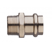 Frabopress INOX přechod s vnějším závitem 18 mm x 3/4"