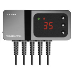 TC PC12HW Termostat pro ovládaní oběhového čerpadla ÚT a TUV