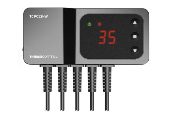 TC PC12HW Termostat pro ovládaní oběhového čerpadla ÚT a TUV