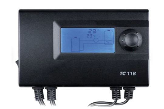 TC 11B Elektronický termostat pro ovládání nabíjecího čerpadla zásobníku TUV TC 11B Elektronický termostat pro ovládání nabíjecího čerpadla zásobníku TUV