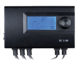TC 11M Elektronický termostat pro ovládání trojcestného ventilu a oběhového čerpadla