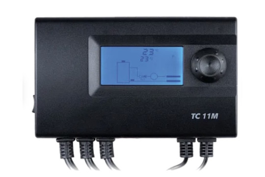 TC 11M Elektronický termostat pro ovládání trojcestného ventilu a oběhového čerpadla TC 11M Elektronický termostat pro ovládání trojcestného ventilu a oběhového čerpadla