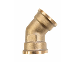 Mosazné koleno 45° FF 3/4" PN16