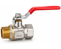 Kulový kohout MF 6/4" s UCPÁVKOU, Páka, PN30