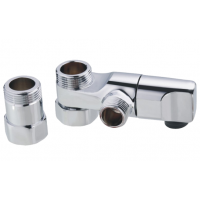 Mezikus za baterii 2x3/4" s odbočkou na připojení 1/2", Chrom (1482) Mezikus za baterii 2x3/4" s odbočkou na připojení 1/2", Chrom (1482)