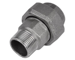 Černé šroubení ploché MF 3/4"