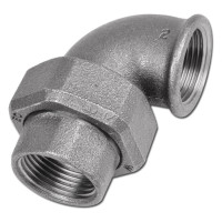Černé šroubení rohové 90° FF 1/2" Černé šroubení rohové 90° FF 1/2"